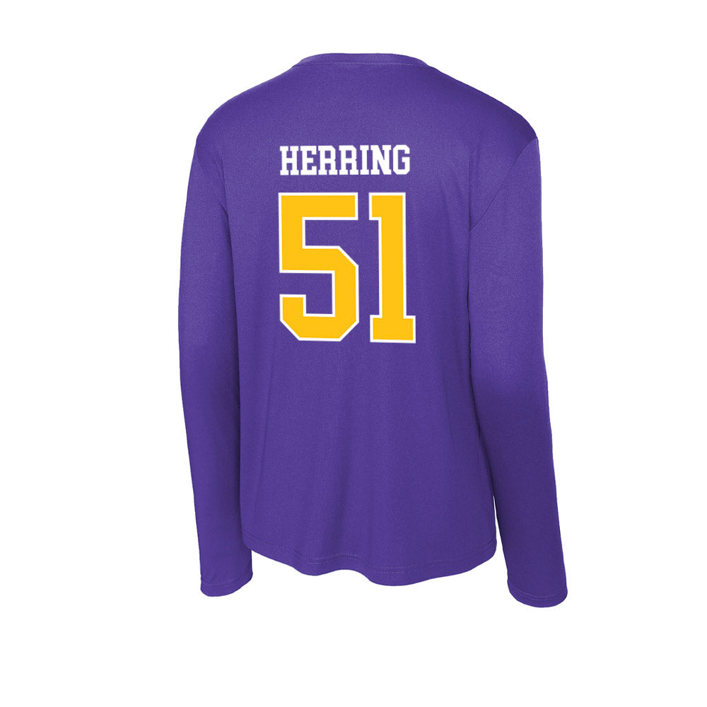 East Carolina - NCAA Baseball : Jack Herring - Activewear Long Sleeve T-Shirt-1