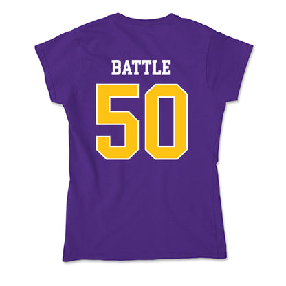 East Carolina - NCAA Football : Josh Battle - Soft Style Women’s T-Shirt-1