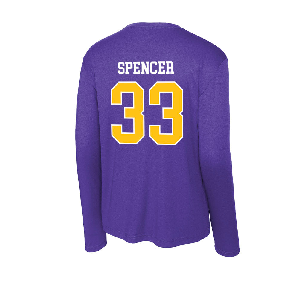 East Carolina - NCAA Football : Terande Spencer - Activewear Long Sleeve T-Shirt-1