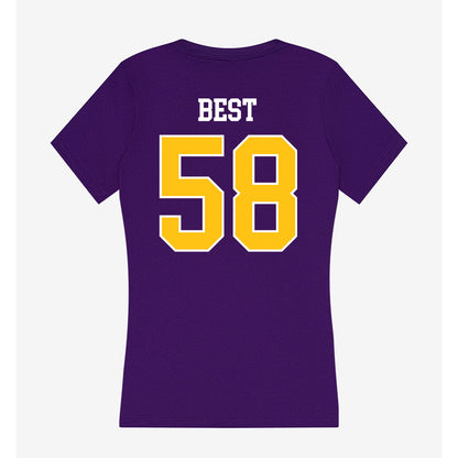 East Carolina - NCAA Football : Brandon Best - Women's V-Neck T-Shirt-1