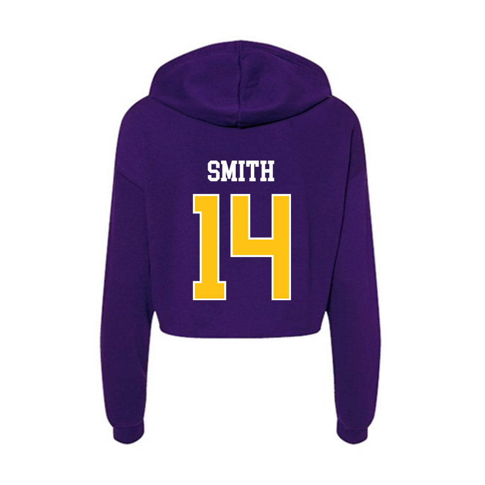 East Carolina - NCAA Women's Basketball : Bobbi Smith - Women's Crop Fleece Hoodie-1