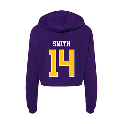 East Carolina - NCAA Women's Basketball : Bobbi Smith - Women's Crop Fleece Hoodie-1