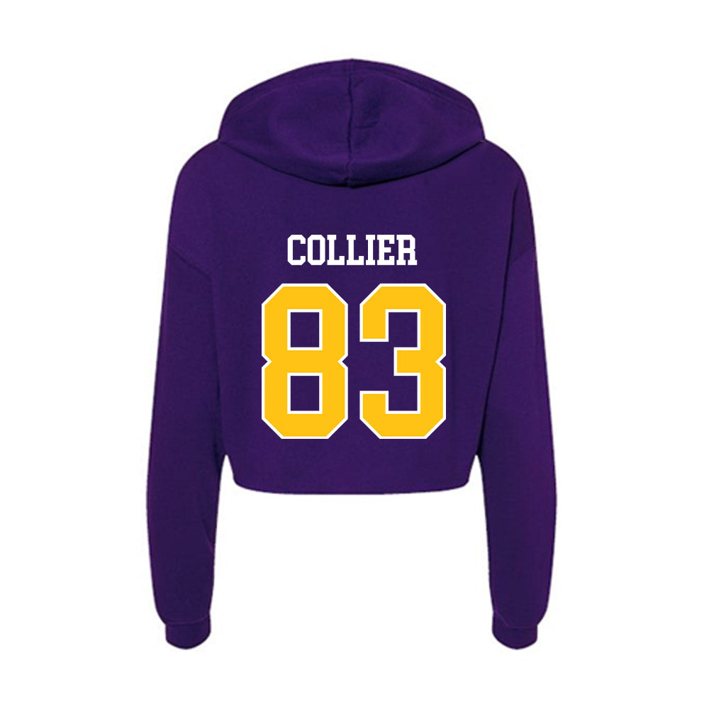East Carolina - NCAA Football : Stephen Collier - Women's Crop Fleece Hoodie-1