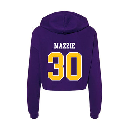 East Carolina - NCAA Football : Nick Mazzie - Women's Crop Fleece Hoodie-1
