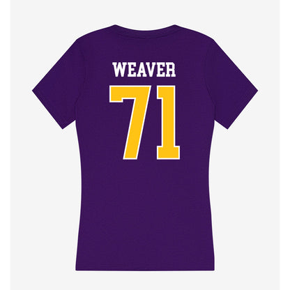 East Carolina - NCAA Football : Bryce Weaver - Women's V-Neck T-Shirt-1
