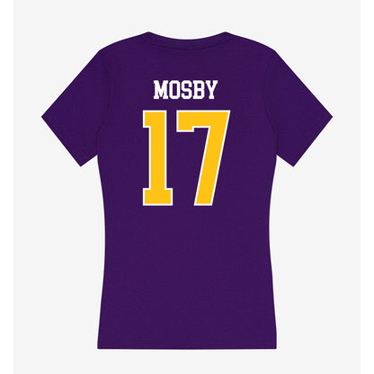 East Carolina - NCAA Football : Rae'mon Mosby - Women's V-Neck T-Shirt-1