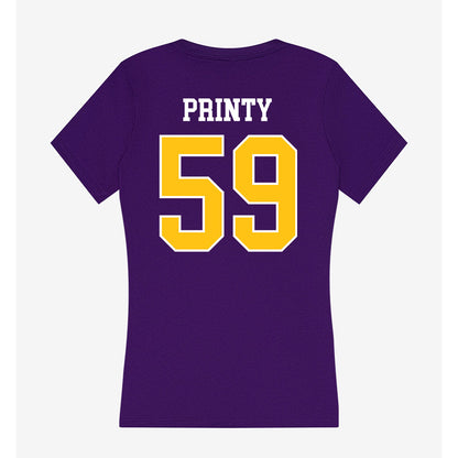 East Carolina - NCAA Football : Reagan Printy - Women's V-Neck T-Shirt-1