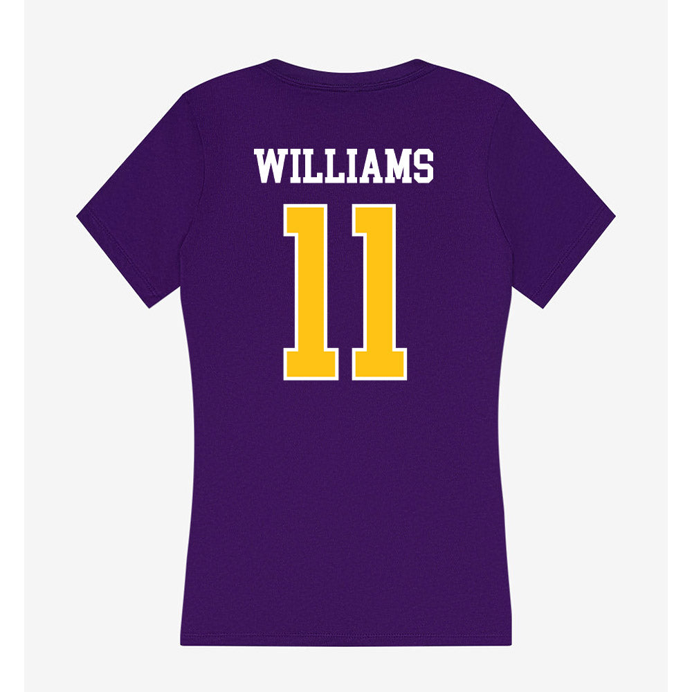 East Carolina - NCAA Football : Emory Williams - Women's V-Neck T-Shirt-1