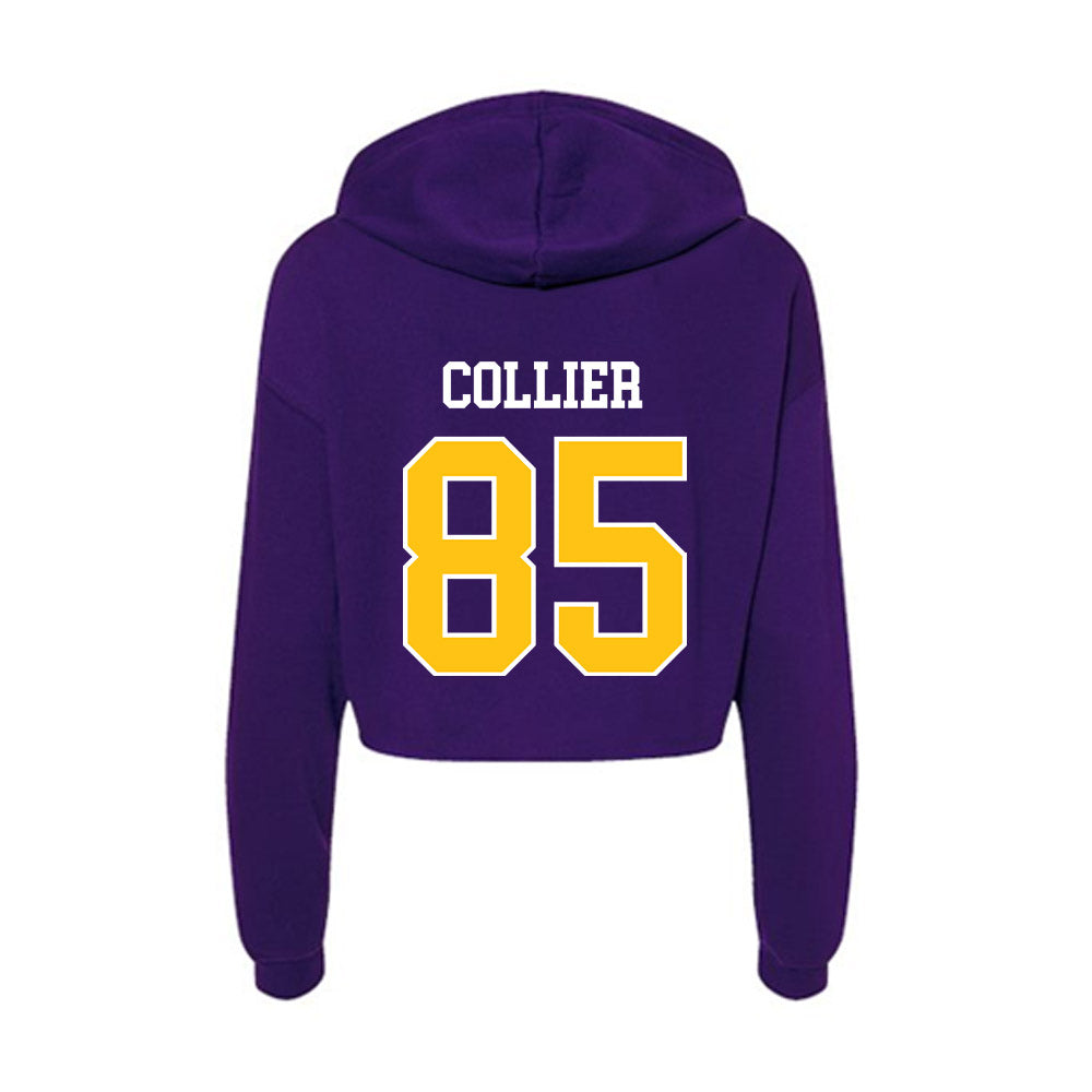 East Carolina - NCAA Football : Stephen Collier - Women's Crop Fleece Hooded Sweatshirt-1