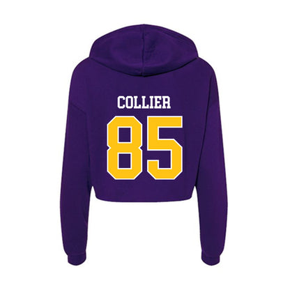 East Carolina - NCAA Football : Stephen Collier - Women's Crop Fleece Hooded Sweatshirt-1