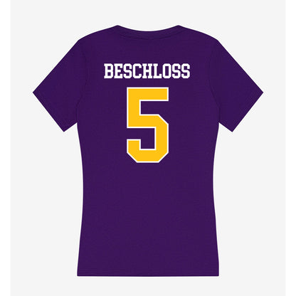 East Carolina - NCAA Baseball : Gabe Beschloss - Women's V-Neck T-Shirt-1