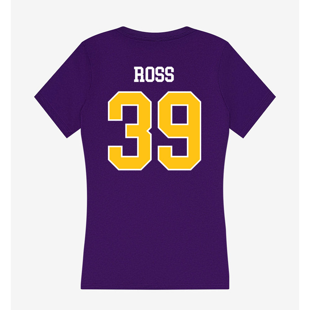 East Carolina - NCAA Football : Angelo Ross - Women's V-Neck T-Shirt-1