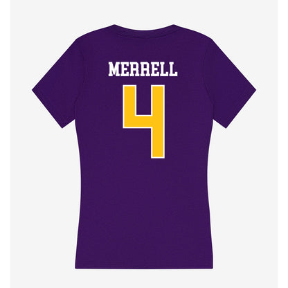 East Carolina - NCAA Football : Kevon Merrell - Women's V-Neck T-Shirt-1