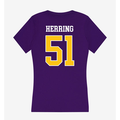 East Carolina - NCAA Baseball : Jack Herring - Women's V-Neck T-Shirt-1