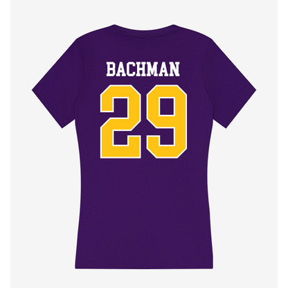 East Carolina - NCAA Baseball : Brayden Bachman - Women's V-Neck T-Shirt-1
