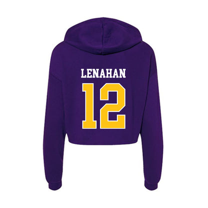 East Carolina - NCAA Baseball : Grady Lenahan - Women's Crop Fleece Hoodie-1