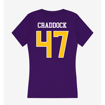 East Carolina - NCAA Baseball : Luke Craddock - Women's V-Neck T-Shirt-1