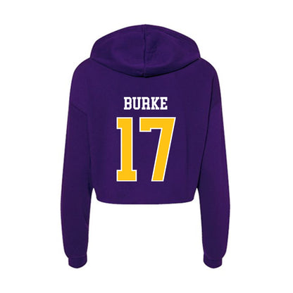 East Carolina - NCAA Football : Trey Burke - Women's Crop Fleece Hoodie-1