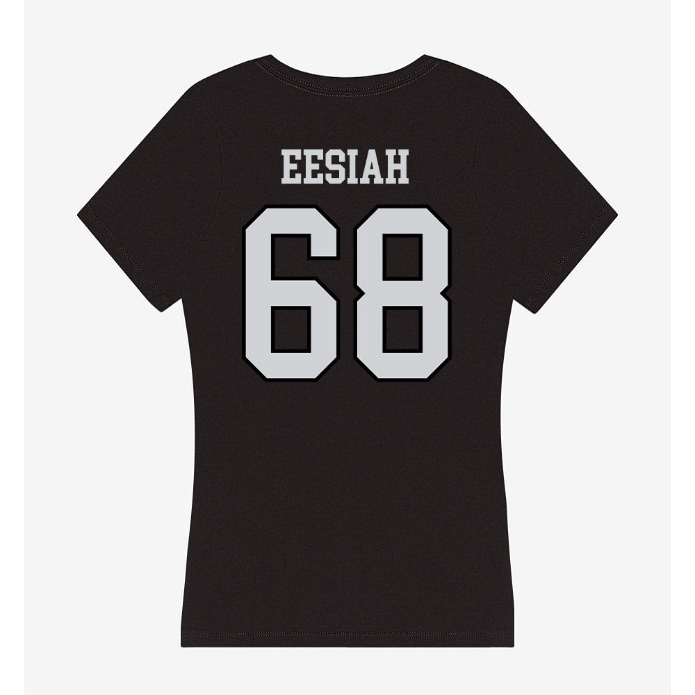 HSC - NCAA Football : William Eesiah - Women's V-Neck T-Shirt-1