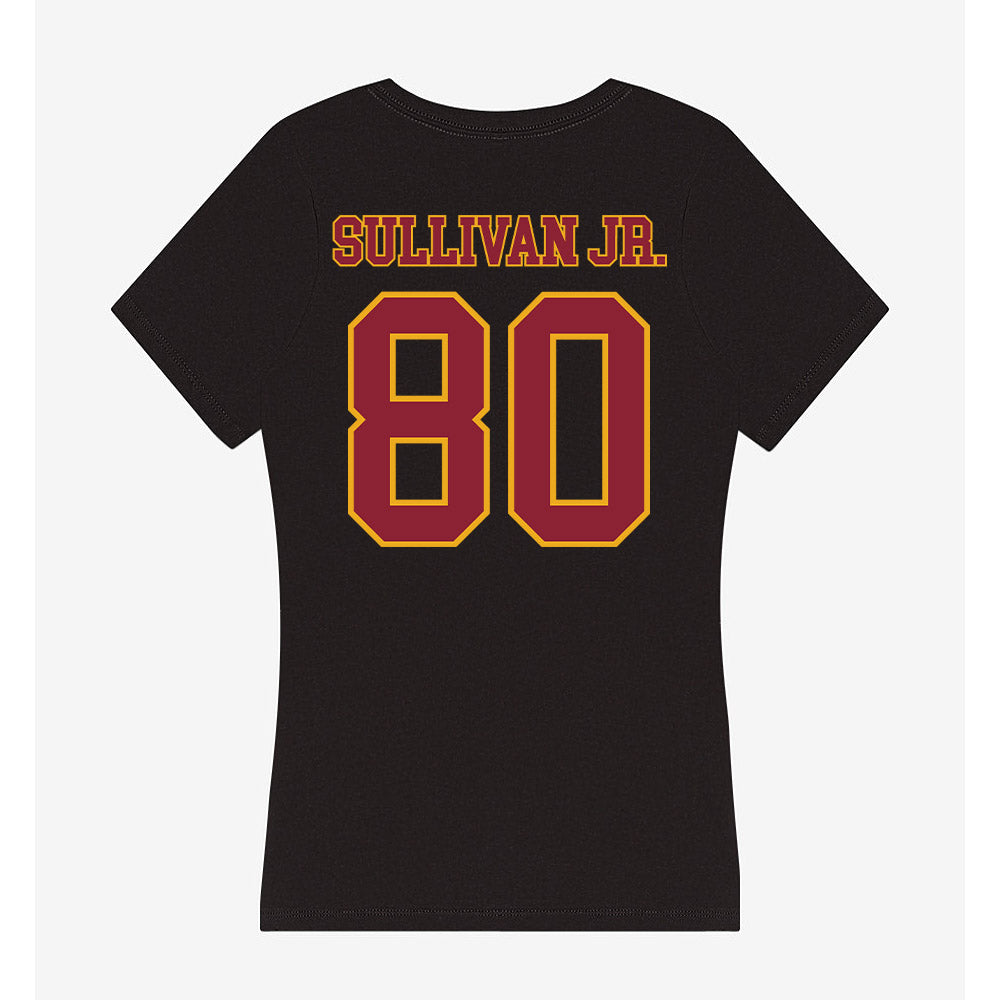 ULM - NCAA Football : Nate Sullivan Jr. - Women's V-Neck T-Shirt-1