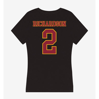 ULM - NCAA Women's Soccer : Ally Richardson - Women's V-Neck T-Shirt-1