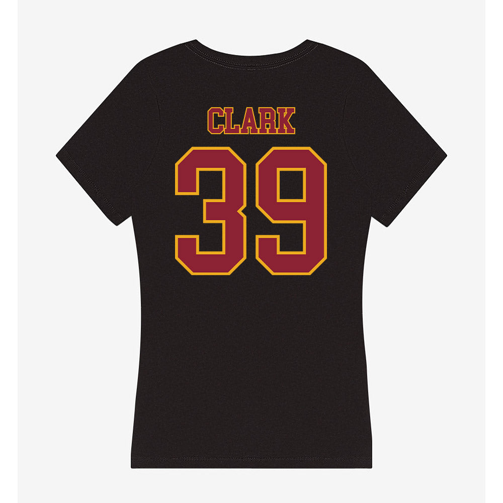 ULM - NCAA Football : Fred Clark - Women's V-Neck T-Shirt-1