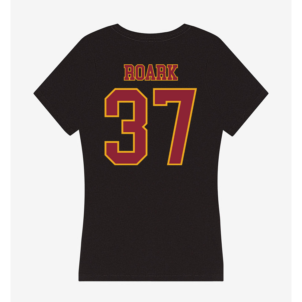 ULM - NCAA Baseball : Tyler Roark - Women's V-Neck T-Shirt-1