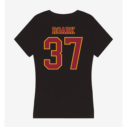 ULM - NCAA Baseball : Tyler Roark - Women's V-Neck T-Shirt-1