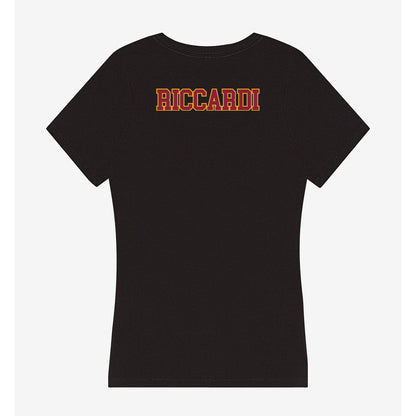ULM - NCAA Men's Track & Field : Bradley Riccardi - Women's V-Neck T-Shirt-1