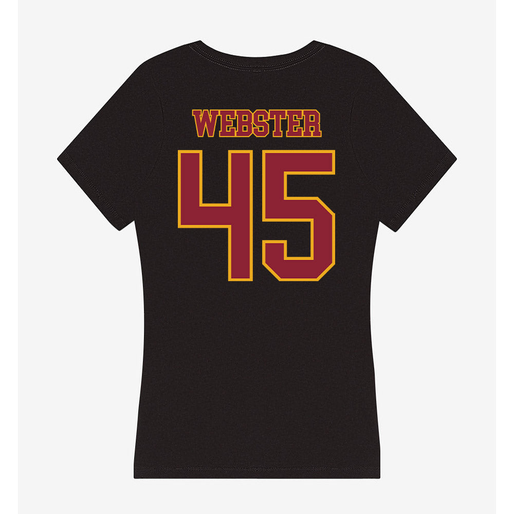 ULM - NCAA Football : Lakendra Webster - Women's V-Neck T-Shirt-1