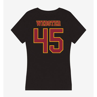 ULM - NCAA Football : Lakendra Webster - Women's V-Neck T-Shirt-1