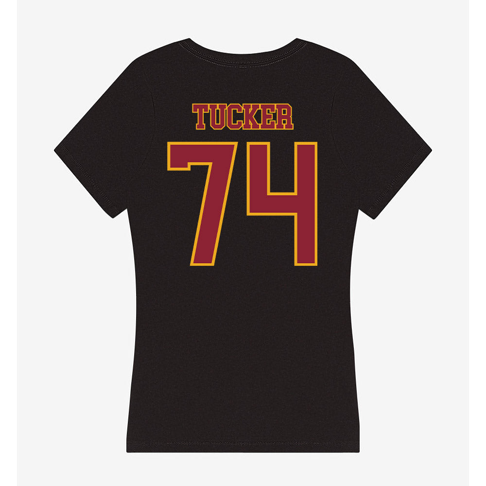 ULM - NCAA Football : Roscoe Tucker - Women's V-Neck T-Shirt-1