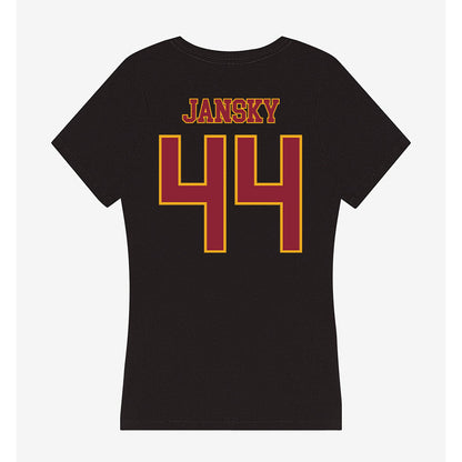 ULM - NCAA Softball : Carson Jansky - Women's V-Neck T-Shirt-1