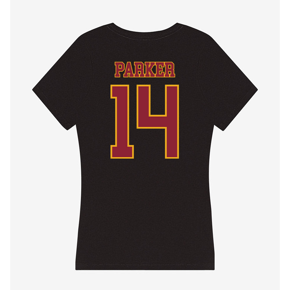 ULM - NCAA Football : Jackson Parker - Women's V-Neck T-Shirt-1