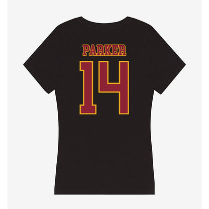 ULM - NCAA Football : Jackson Parker - Women's V-Neck T-Shirt-1