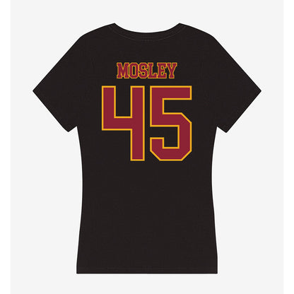 ULM - NCAA Football : Clifton Mosley - Women's V-Neck T-Shirt-1