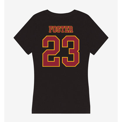 ULM - NCAA Football : Jalen Foster - Women's V-Neck T-Shirt-1