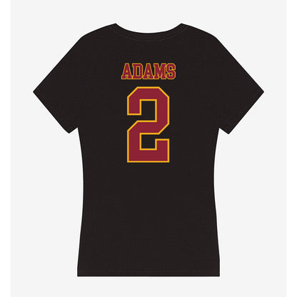 ULM - NCAA Baseball : Travis Adams - Women's V-Neck T-Shirt-1