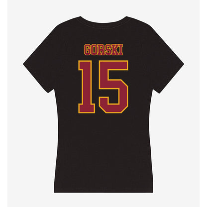 ULM - NCAA Football : Steven Gorski - Women's V-Neck T-Shirt-1