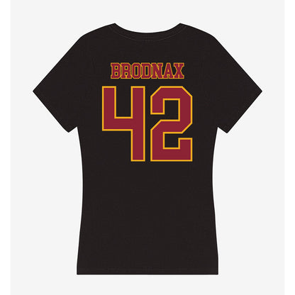 ULM - NCAA Baseball : Adam Brodnax - Women's V-Neck T-Shirt-1