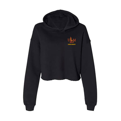 ULM - NCAA Men's Cross Country : Kgaogelo Moloisi - Women's Crop Fleece Hoodie-0