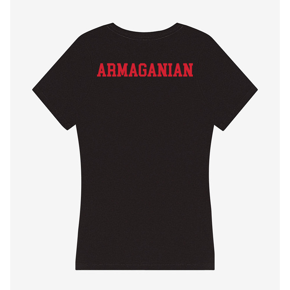 Northeastern - NCAA Women's Field Hockey : Camille Armaganian - Women's V-Neck T-Shirt-1
