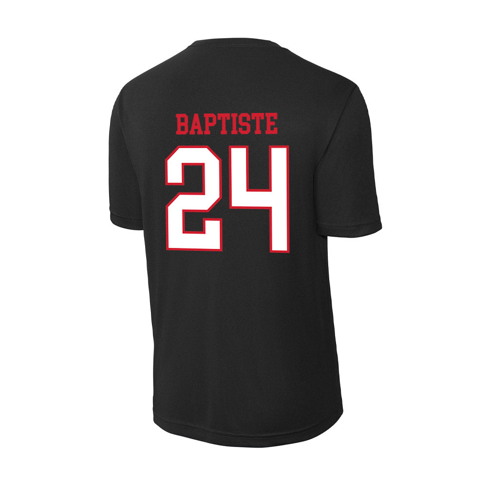 Northeastern - NCAA Men's Basketball : Sage Baptiste - Activewear T-Shirt-1