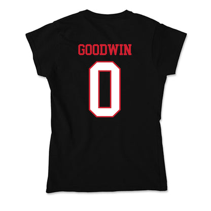 Northeastern - NCAA Men's Basketball : Josh Goodwin - Soft Style Women’s T-Shirt-1