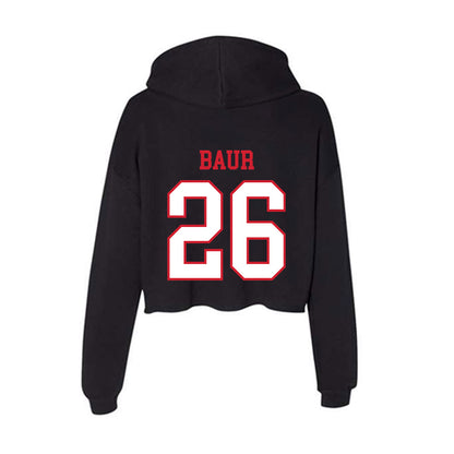 Northeastern - NCAA Women's Soccer : Scarlett Baur - Women's Crop Fleece Hoodie-1