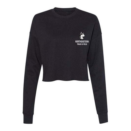 Northeastern - NCAA Women's Track & Field : Liangie Calderon - Women's Cropped Crew Fleece-0