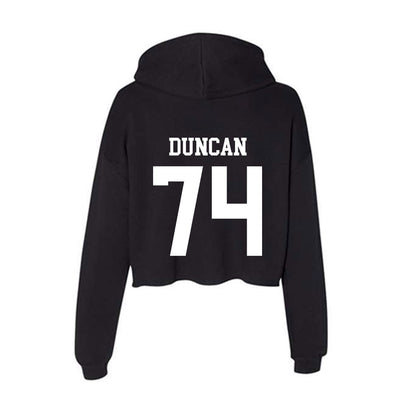 WTAMU - NCAA Football : Dalton Duncan - Women's Crop Fleece Hoodie-1