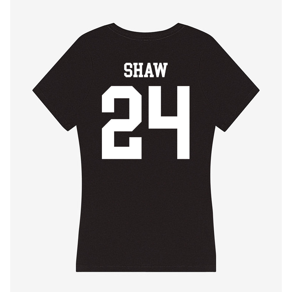 WTAMU - NCAA Football : Dy'cques Shaw - Women's V-Neck T-Shirt-1