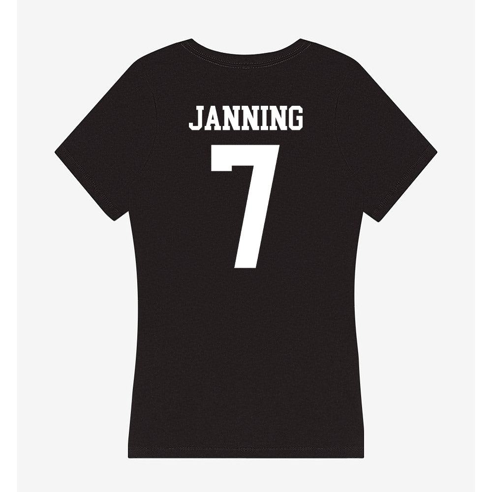 WTAMU - NCAA Softball : Brooke Janning - Women's V-Neck T-Shirt-1