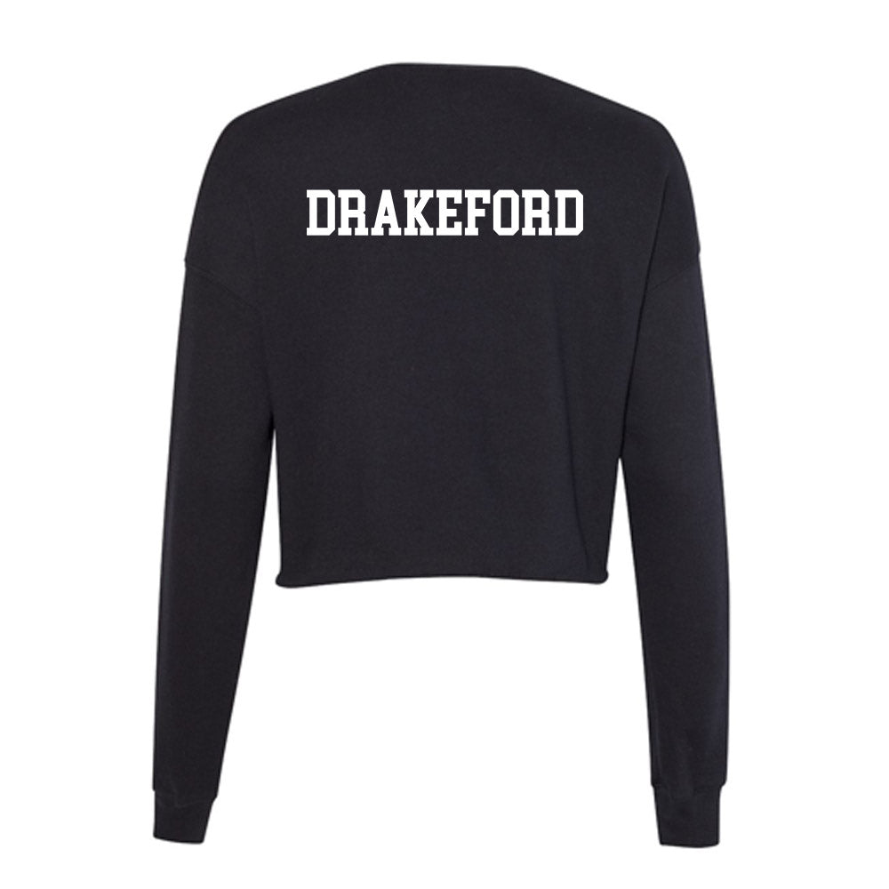 WTAMU - NCAA Men's Track & Field : Brandon Drakeford - Women's Cropped Crew Fleece-1